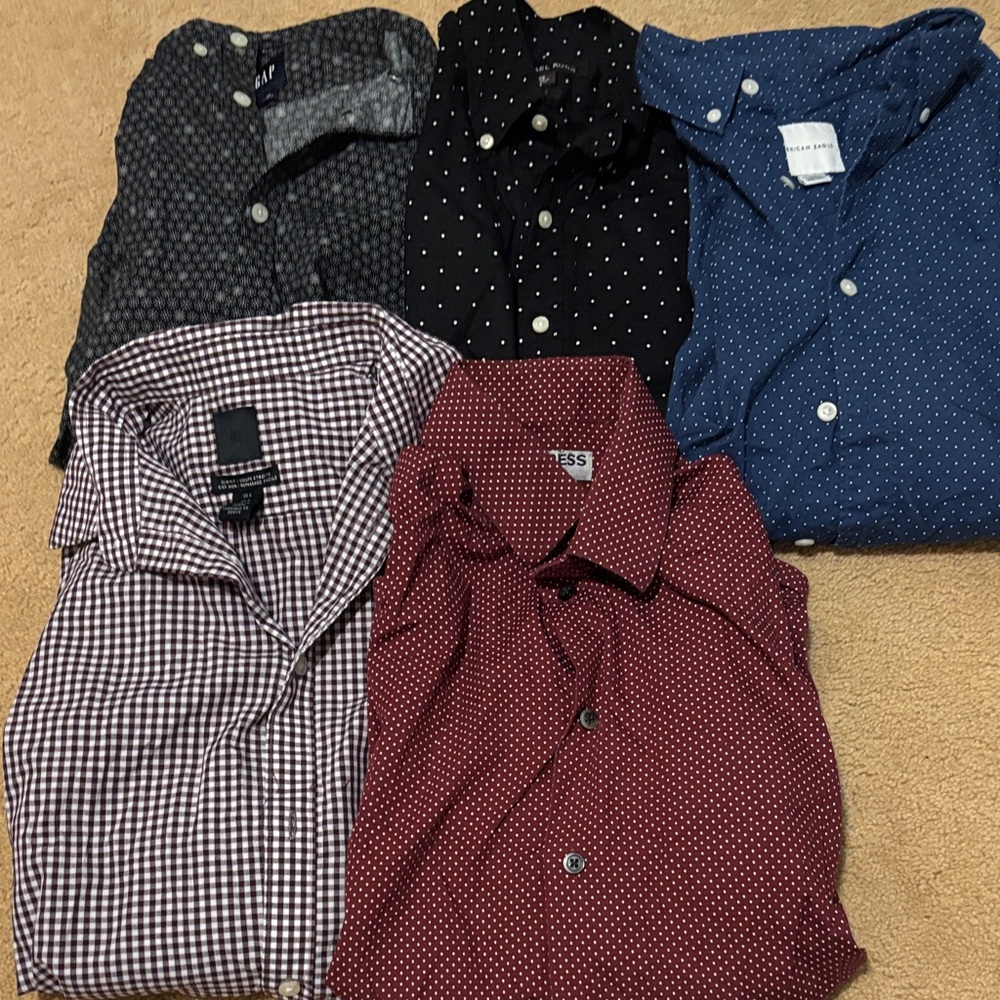 Men's long sleeve button up shirts